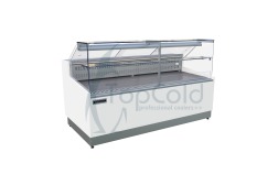 STUART WHITE STATIC COUNTER WITH FOLDING GLASS 190 x 970mm